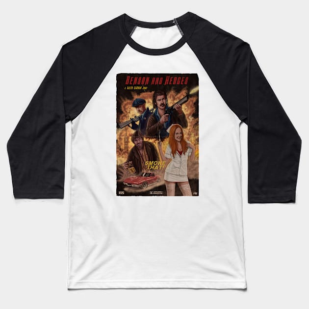 Benson and Hedges - The Ralph Report Baseball T-Shirt by WesNike